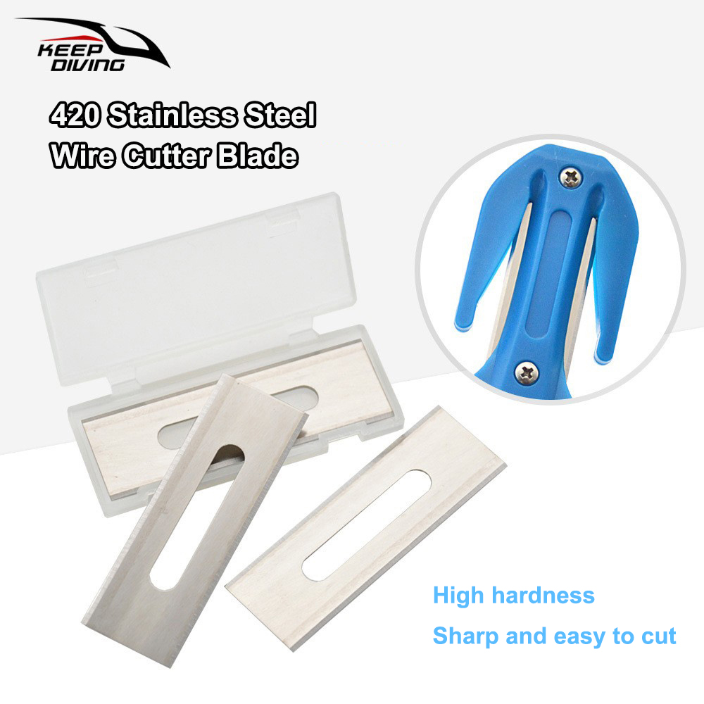 3 stks/partij Vervangen Messen - Dive Knife Titanium recensie en prijs