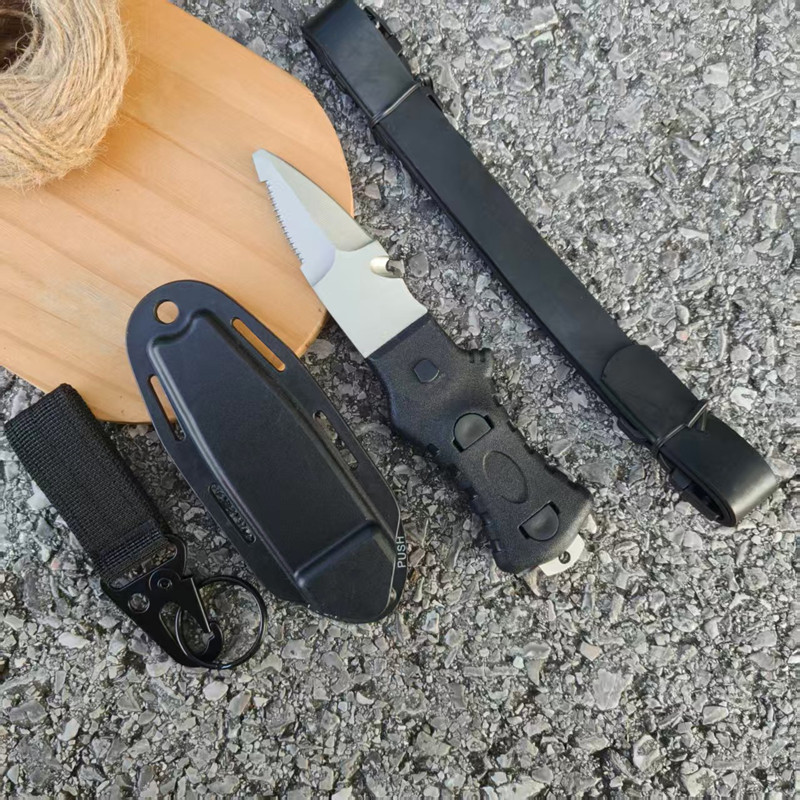 Waterreddingsmes voor buiten,  - Dive Knife Titanium recensie en prijs