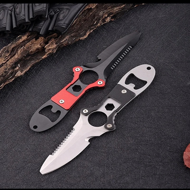 Multifunctioneel mes van roest - Dive Knife Titanium recensie en prijs