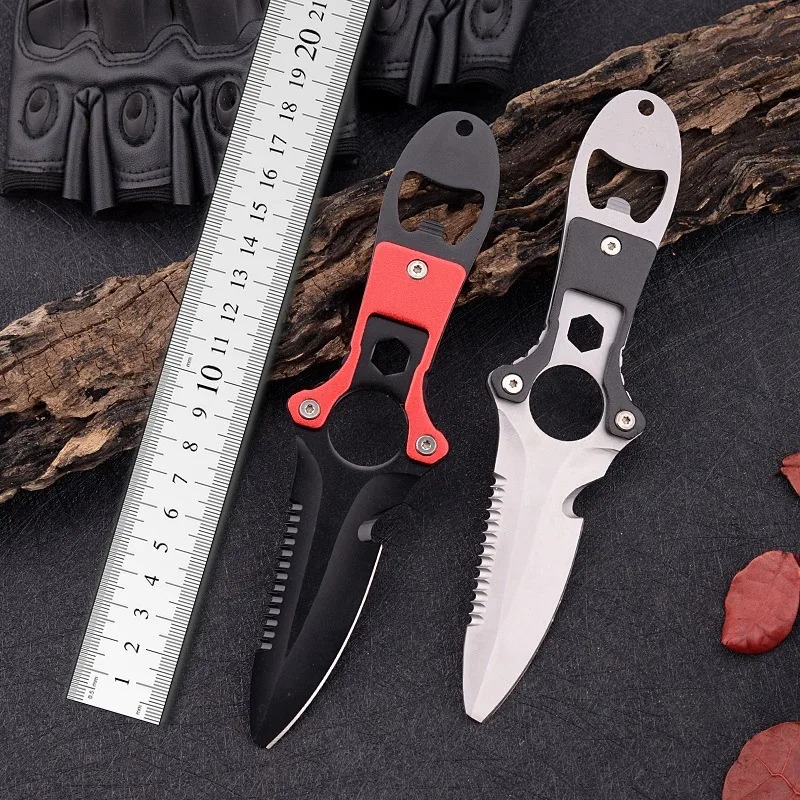 Multifunctioneel mes van roest - Dive Knife Titanium recensie en prijs