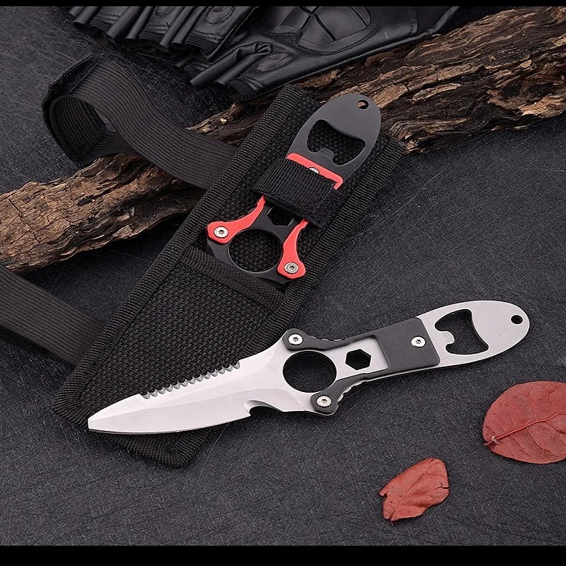 Multifunctioneel mes van roest - Dive Knife Titanium recensie en prijs
