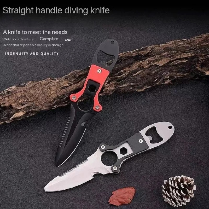 Multifunctioneel mes van roest - Dive Knife Titanium recensie en prijs